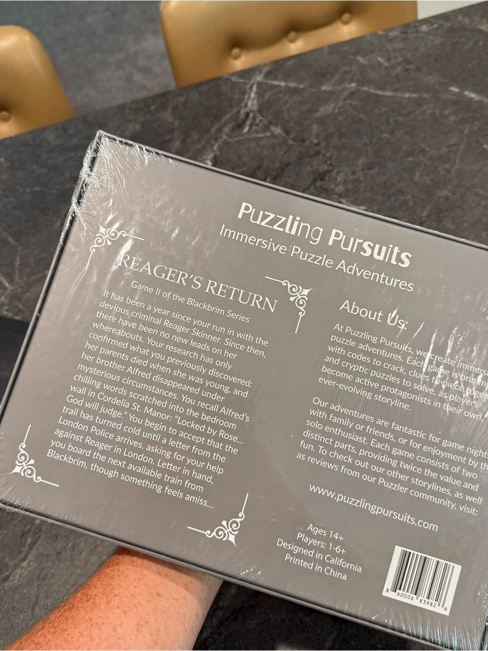 Puzzling Pursuits LOT 3 Origins & Ends, Reager’s Return, Blackbrim 1876 NIB READ